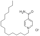 4-Carbamoyl-1-hexadecylpyridinium Chloride 化学構造