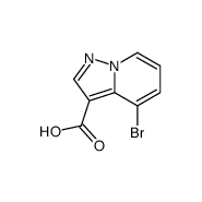 4-bromopyrazolo[1，5-a]pyridine-3-carboxylic acid التركيب الكيميائي