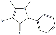 4-Bromoantipyrine 化学構造