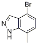 4-bromo-7-methyl-1H-indazole Chemical Structure