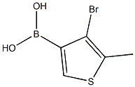 4-Bromo-5-methylthiophene-2-boronic acid Chemical Structure