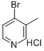 4-bromo-3-methylpyridine hydrochloride Chemical Structure