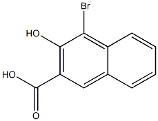 4-Bromo-3-hydroxy-2-naphthoic Acid Chemical Structure