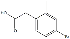 4-Bromo-2-methyl-benzeneacetic acid Chemical Structure