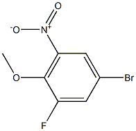 4-Bromo-2-Fluoro-6-Nitroanisole التركيب الكيميائي