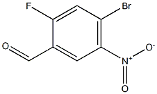 4-Bromo-2-fluoro-5-nitrobenzaldehyde Chemical Structure