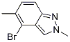 4-bromo-2，5-dimethyl-2H-indazole Chemische Struktur