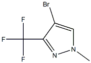 4-Bromo-1-Methyl-3-(Trifluoromethyl)-1H-Pyrazole Chemical Structure