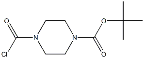 4-Boc-1-piperazinecarbonyl Chloride Chemical Structure