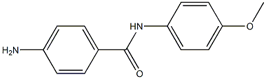 4-Amino-N-(4-methoxyphenyl)benzamide Chemische Struktur