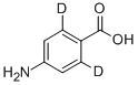 4-AMINOBENZOIC-2，6-D2 ACID Chemical Structure