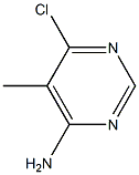 4-Amino-6-chloro-5-methylpyrimidine Chemische Struktur