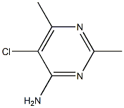 4-Amino-5-chloro-2，6-dimethylpyrimidine Chemical Structure