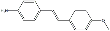 4-Amino-4'-methoxystilbene 化学構造