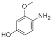 4-Amino-3-methoxyphenol التركيب الكيميائي