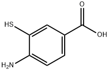 4-AMINO-3-MERCAPTOBENZOIC ACID 化学構造