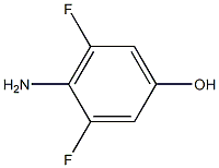 4-Amino-3，5-difluorophenol Chemical Structure