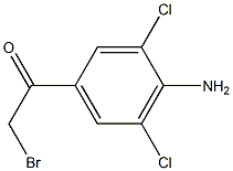 4-Amino-3，5-dichlorophenacylbromide 化学構造