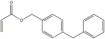 4-acryloxymethyl diphenylmethane التركيب الكيميائي