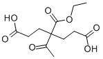 4-Acetyl-4-(Ethoxycarbonyl)Heptanedioic Acid 化学構造