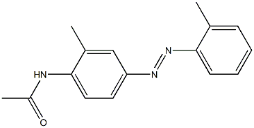 4-Acetamido-2'，3-dimethylazobenzene Chemical Structure