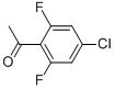 4’-Chloro-2’，6’-difluoroacetophenone Chemische Struktur