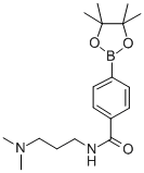 4-[[3-(Dimethylamino)propyl]carbamoyl]phenylboronic Acid Pinacol Ester 化学構造