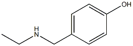 4-[(Ethylamino)methyl]phenol 化学構造