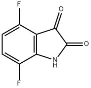 4，7-Difluoroisatin Chemical Structure