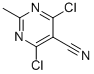 4，6-Dichloro-2-methylpyrimidine-5-carbonitrile Chemical Structure