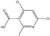 4，6-Dichloro-2-methylnicotinic Acid Chemical Structure