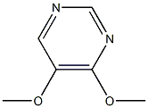 4，5-Dimethoxypyrimidine 化学構造