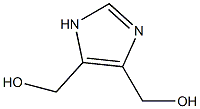 4，5-Bis(hydroxymethyl)imidazole 化学構造