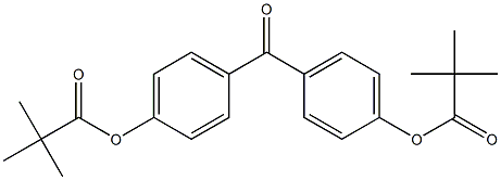 4，4'-Dipivaloyloxybenzophenone Chemical Structure