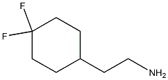 4，4-Difluorocyclohexaneethanamine Chemische Struktur