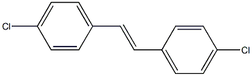 4，4'-Dichloro-trans-stilbene 化学構造