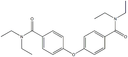 4，4’-Oxybis(N，N-diethylbenzamide) 化学構造