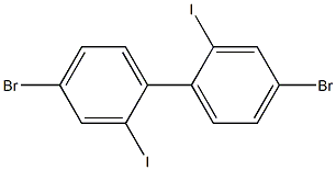 4，4’-Dibromo-2，2’-diiodobiphenyl Chemical Structure