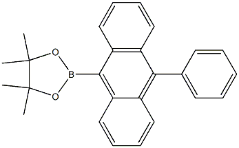 4，4，5，5-Tetramethyl-2-(10-phenylanthracen-9-yl)-1，3，2-dioxaborolane التركيب الكيميائي