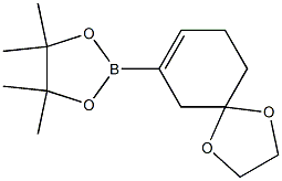 4，4，5，5-Tetramethyl-2-(1，4-dioxaspiro-[4.5]dec-7-en-7-yl)-1，3，2-dioxaborolane Chemical Structure