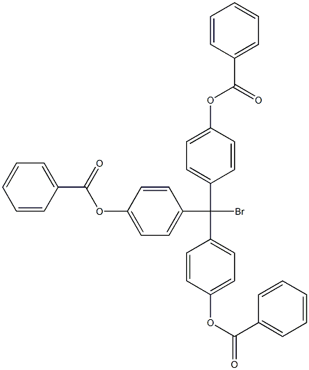 4，4'，4''-Tris(benzoyloxy)trityl Bromide [Hydroxyl Protecting Agent] التركيب الكيميائي