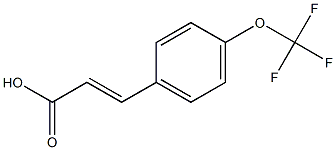 4-(Trifluoromethoxy)cinnamic Acid التركيب الكيميائي