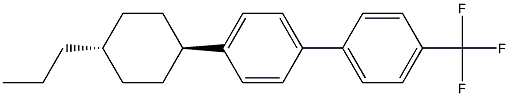 4-(Trans-4-propylcyclohexyl)-4'- (trifluoroMethyl)-1，1'-biphenyl التركيب الكيميائي