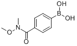 4-(N，O-Dimethylhydroxylaminocarbonyl)phenylboronic acid Chemical Structure