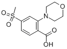 4-(Methylsulfonyl)-2-morpholinobenzoic Acid 化学構造