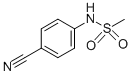 4-(Methanesulfonylamino)benzonitrile التركيب الكيميائي