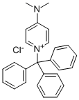 4-(Dimethylamino)-1-(triphenylmethyl)pyridinium Chloride 化学構造