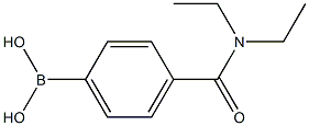 4-(Diethylcarbamoyl)phenylboronic Acid التركيب الكيميائي