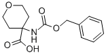 4-(Cbz-amino)tetrahydropyran-4-carboxylic Acid Chemical Structure