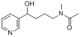 4-(Acetylmethylamino)-1-(3-pyridyl)-1-butanol-d6 Chemical Structure